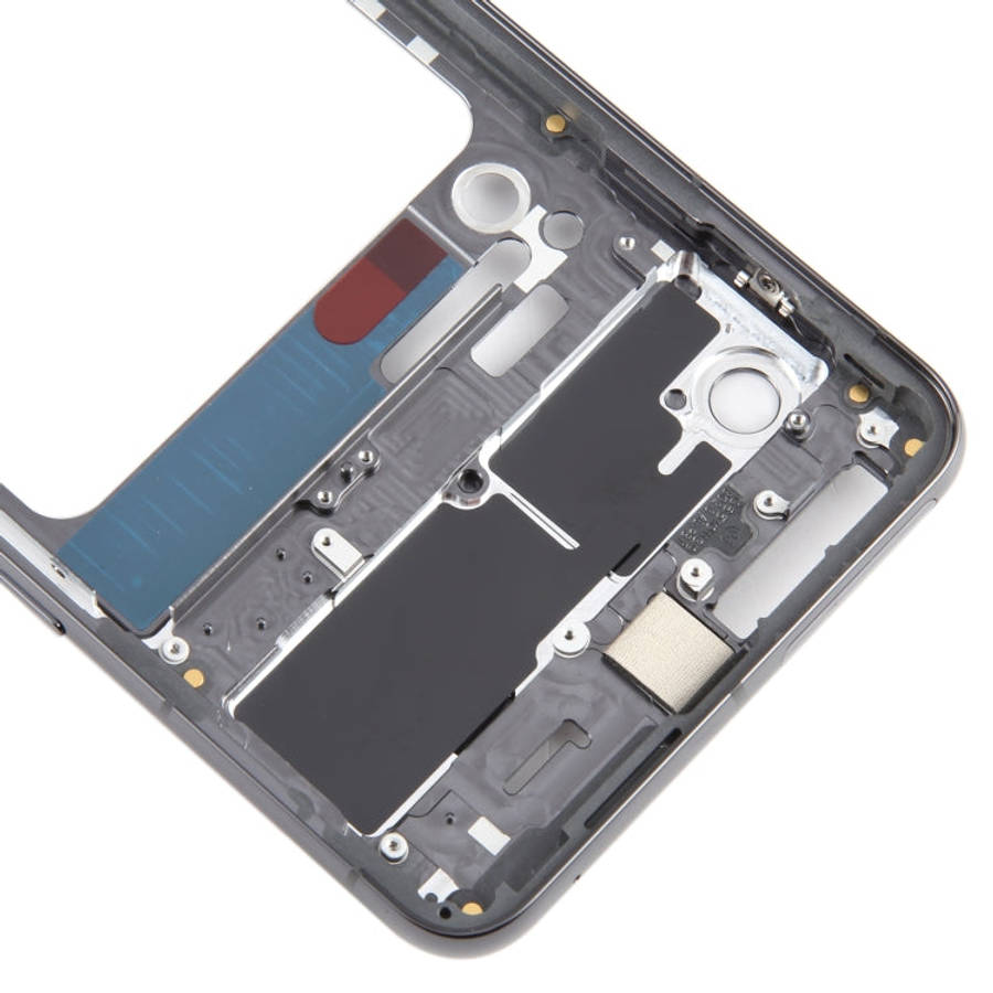 For Google Pixel 8 Pro Original Front Housing LCD Frame Bezel Plate (Black)