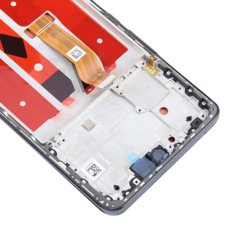 For Honor X50 Original LCD Screen Digitizer Full Assembly with Frame (Black)