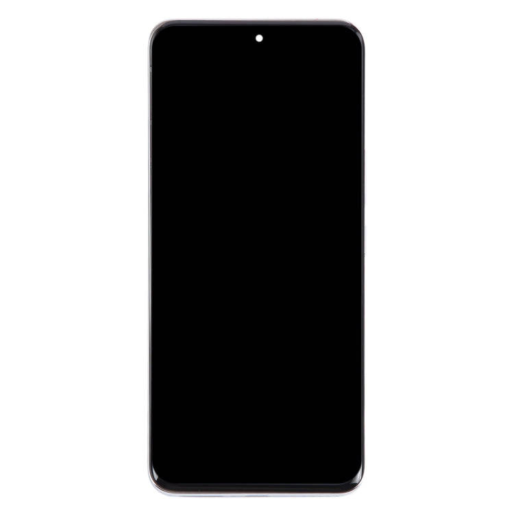 For Honor 100 Original LCD Screen Digitizer Full Assembly with Frame (Silver)