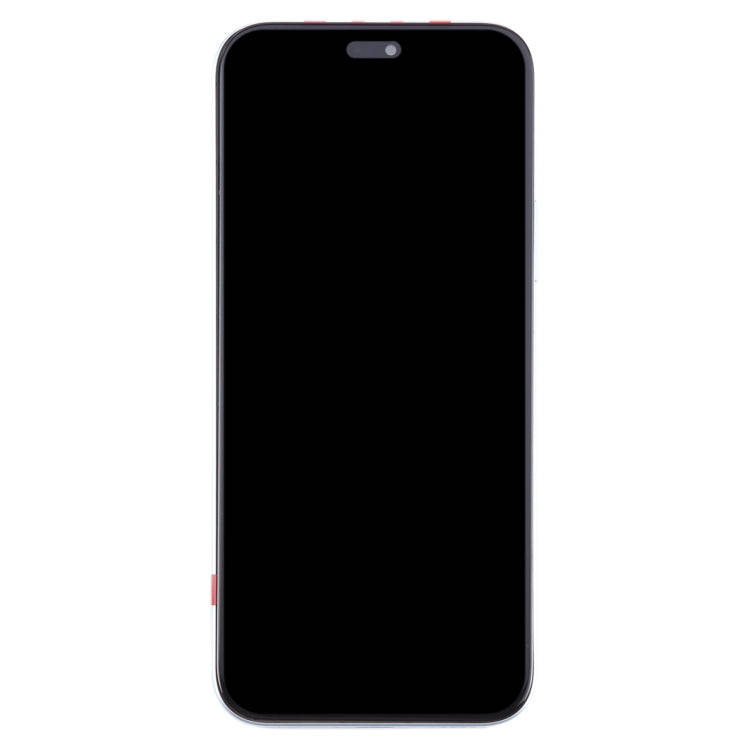 For Honor X8b Original LCD Screen Digitizer Full Assembly with Frame (Silver)