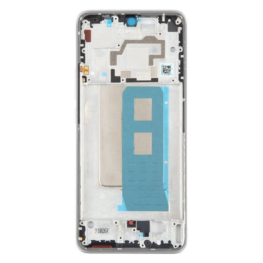 For Xiaomi Poco F5 Pro Original Front Housing LCD Frame Bezel Plate (Silver)