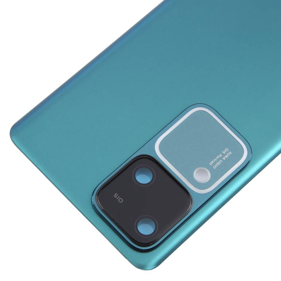 For vivo V30 Battery Back Cover with Camera Lens Frame(Green)