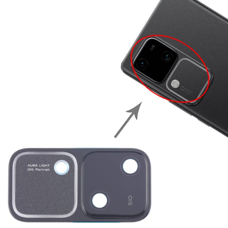 For vivo V30 Original Camera Lens Cover (Black)