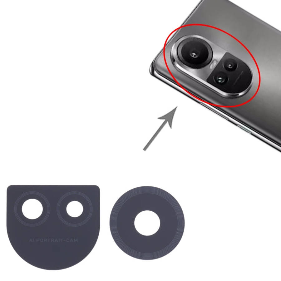 For OPPO Reno10 Pro 5G 10pcs Original Back Camera Lens