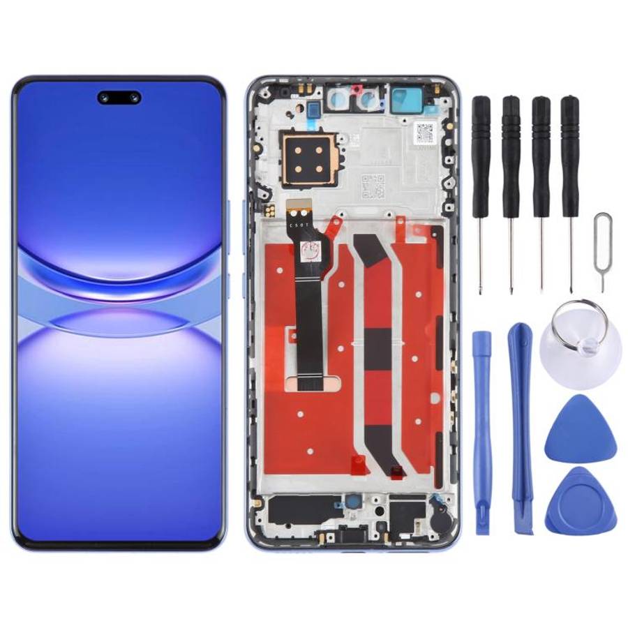 For Huawei Nova 12 Pro Original LCD Screen Digitizer Full Assembly with Frame (Blue)