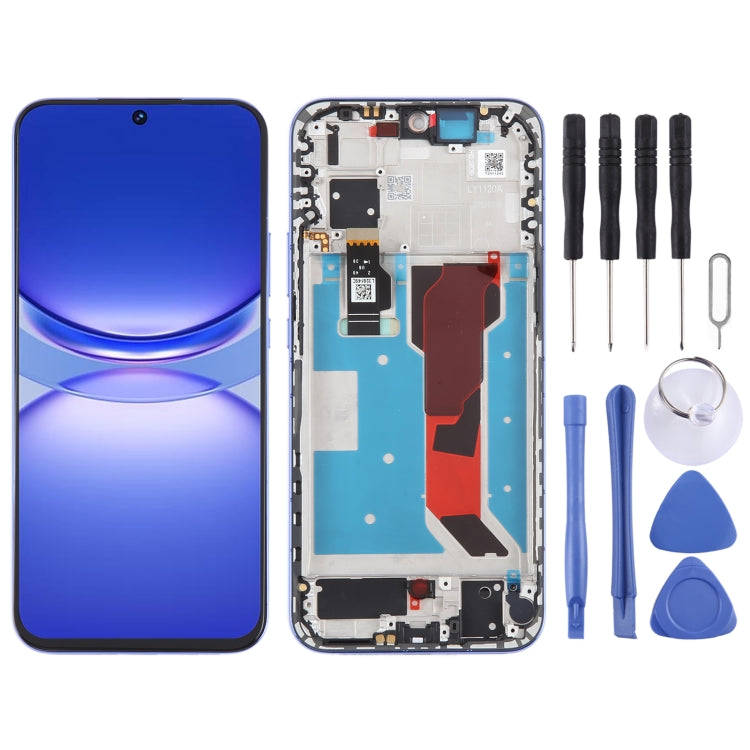 For Huawei nova 12 Lite Original LCD Screen Digitizer Full Assembly with Frame (Blue)
