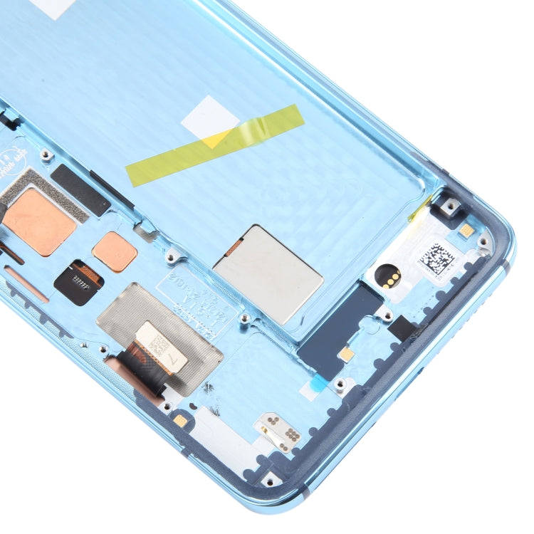 For Xiaomi Mi 10s Original AMOLED LCD Screen Digitizer Full Assembly with Frame (Blue)