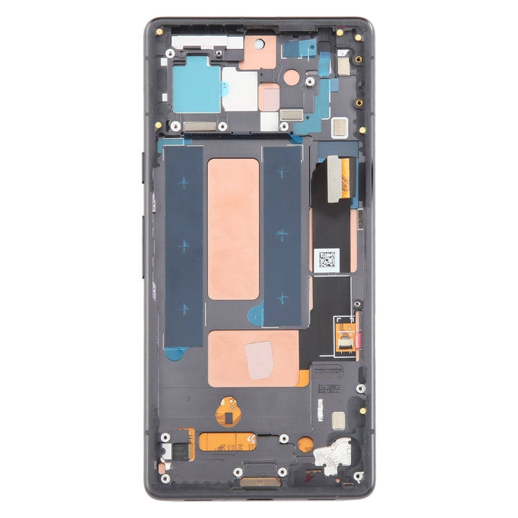 For Google Pixel 7A G82U8 OLED LCD Screen Digitizer Full Assembly with Frame (Black)
