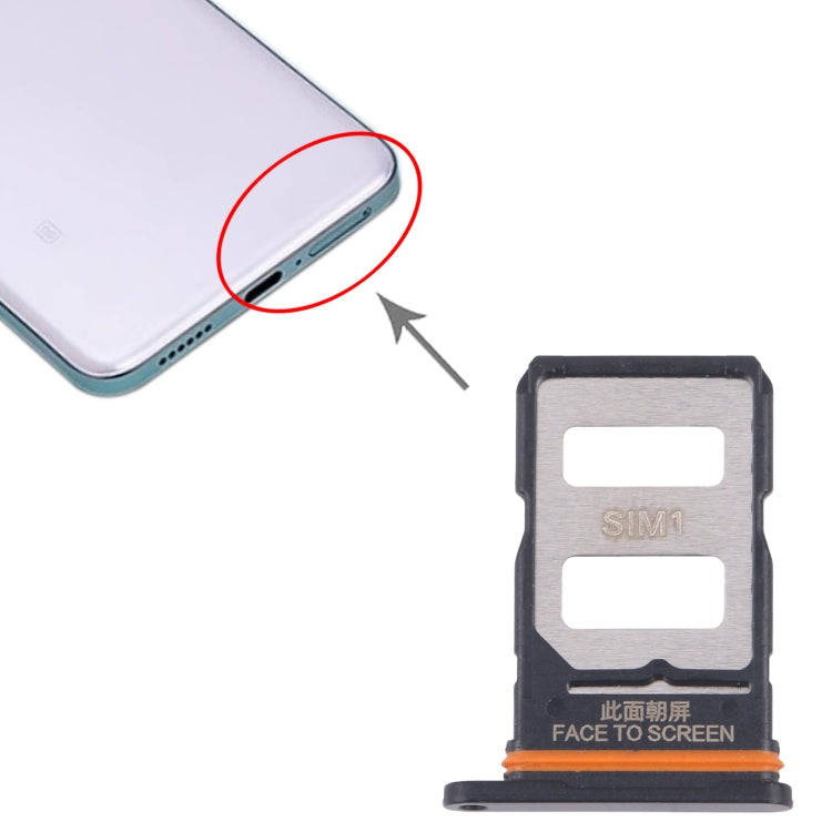 For Xiaomi Poco F6 Original SIM Card Tray + SIM Card Tray (Black)