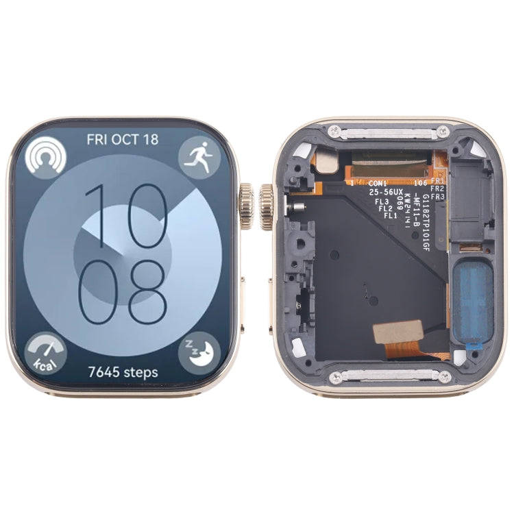 For Huawei Watch Fit 3 Original LCD Screen and Digitizer Full Assembly With Frame (Gold)