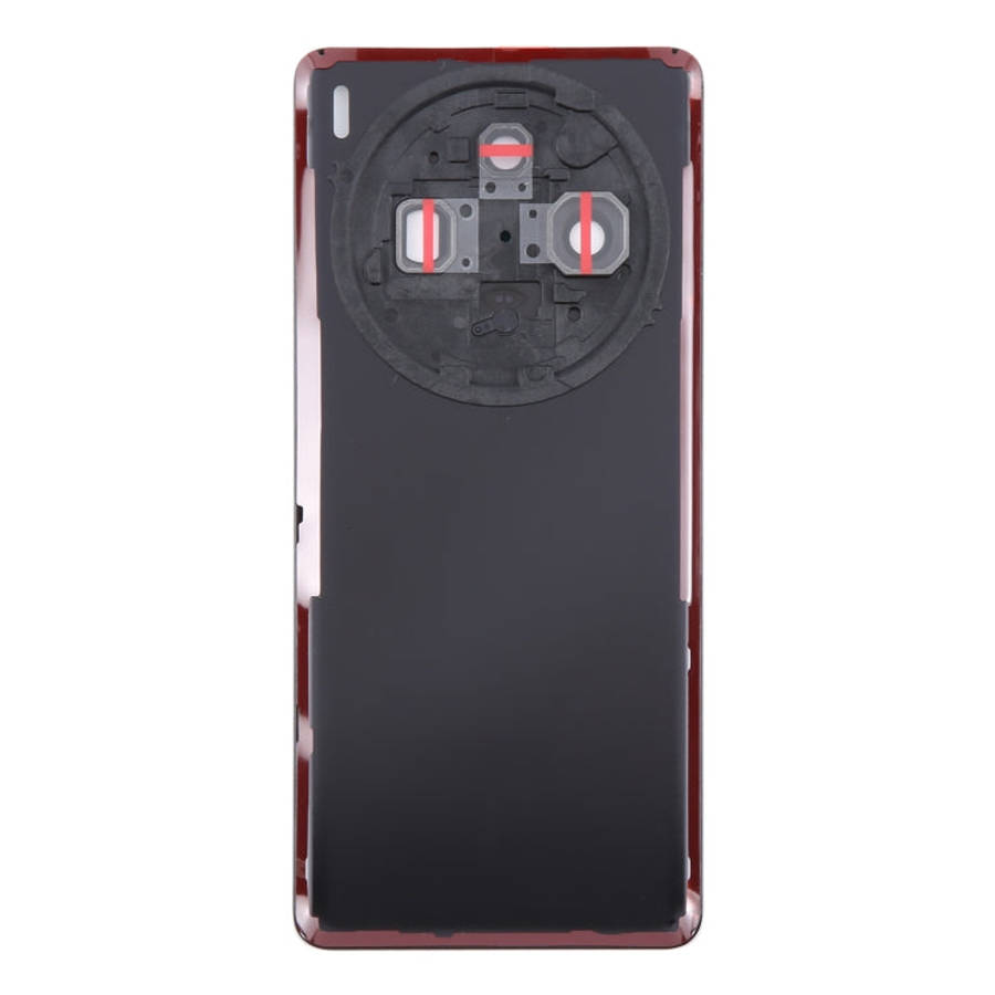 For vivo X100 Battery Back Cover with Camera Lens Frame(Black)