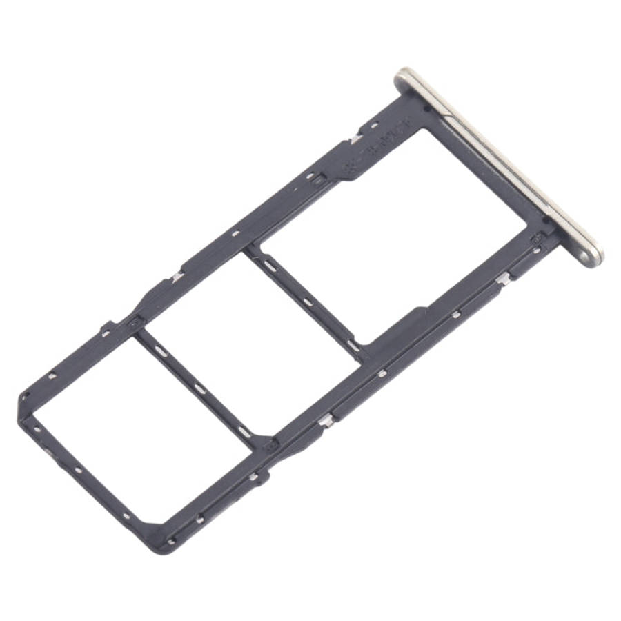 For Samsung Galaxy A06 SM-A065F Original SIM Card Tray + SIM Card Tray + Micro SD Card Tray (Gold)
