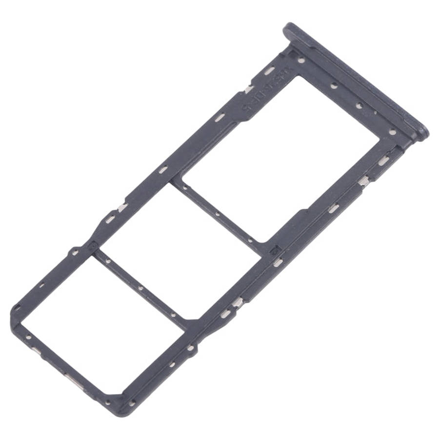 For Infinix Smart 8 Plus X6526 5pcs SIM Card Tray + SIM Card Tray + Micro SD Card Tray (Black)