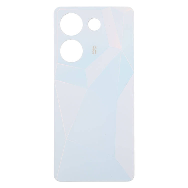 For Tecno Camon 20 Original Battery Back Cover(White)