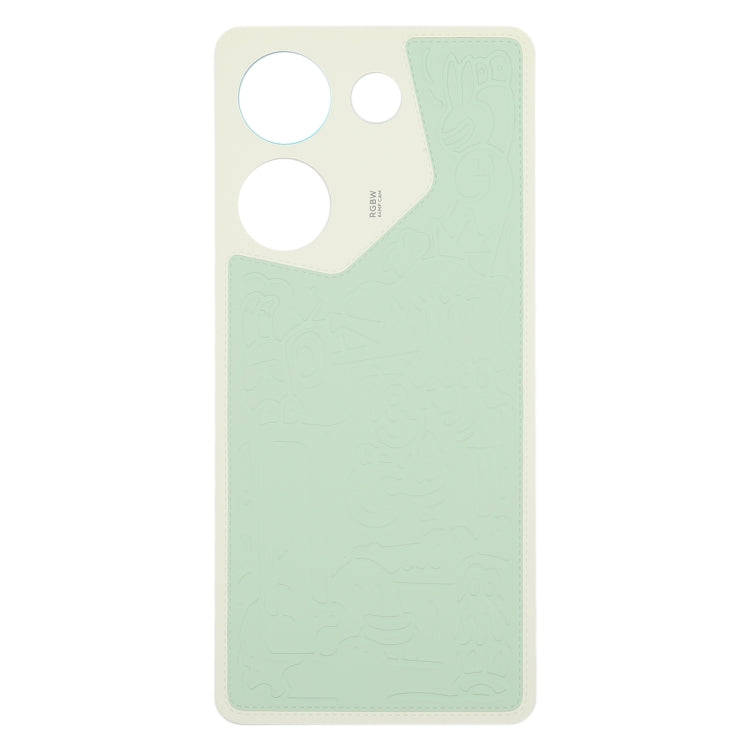 For Tecno Camon 20 Pro Original Battery Back Cover(Green)