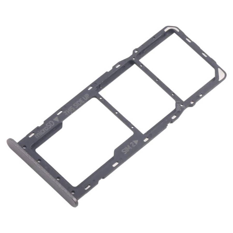 For Nokia C32 Original SIM Card Tray + SIM Card Tray + Micro SD Card Tray (Black)