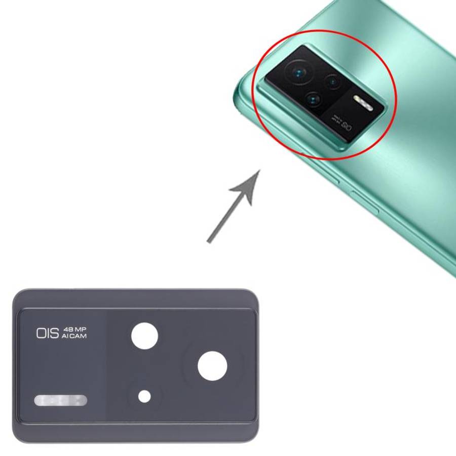 For Xiaomi Redmi K60E Original Rear Camera Lens Cover (Black)