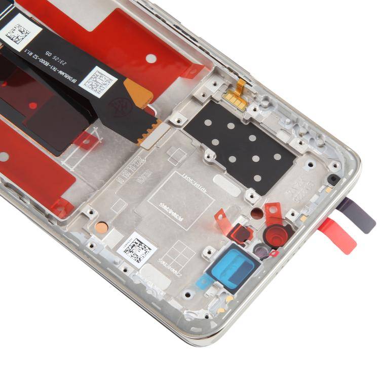 For Honor 90 Pro Original LCD Screen Digitizer Full Assembly with Frame (Silver)