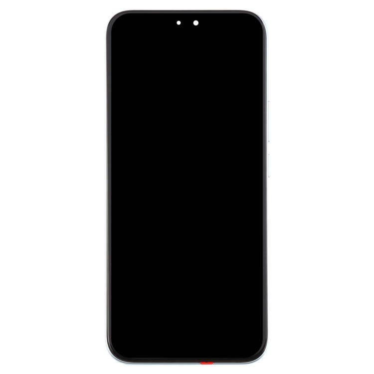 For Honor X60i Original LCD Screen Digitizer Full Assembly with Frame (Blue)