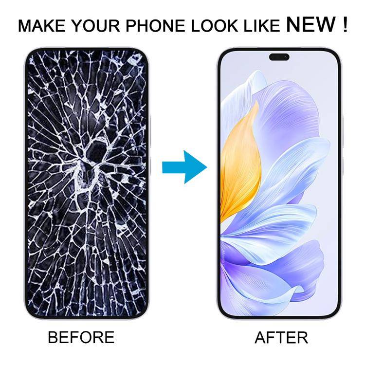 For Honor X60i Original LCD Screen Digitizer Full Assembly with Frame (Black)