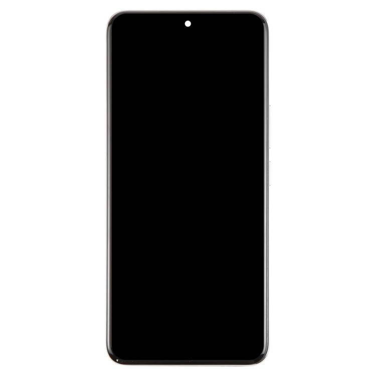 For Honor 200 Original LCD Screen Digitizer Full Assembly with Frame (Silver)