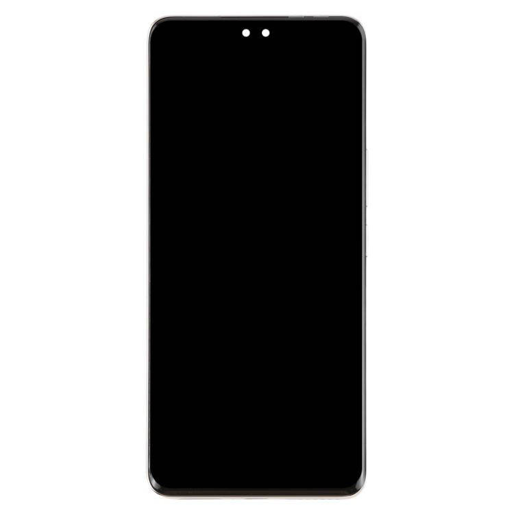 For Honor 300 Pro Original LCD Screen Digitizer Full Assembly with Frame (Silver)