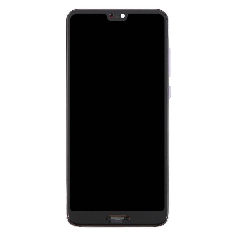 For Huawei P20 Pro TFT LCD Screen Digitizer Full Assembly with Frame(Purple)