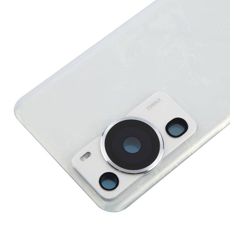 For Huawei P60 Pro Battery Back Cover with Camera Lens Cover(White)