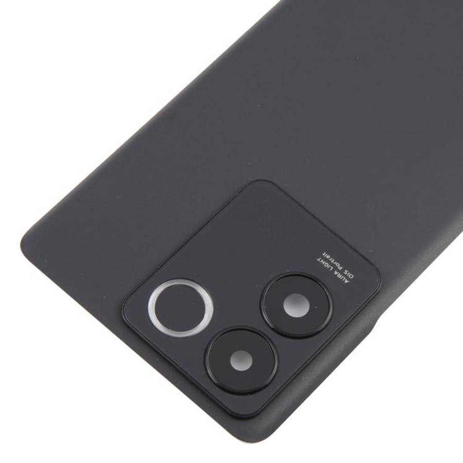 For vivo T2 Pro Battery Back Cover with Camera Lens Frame(Black)