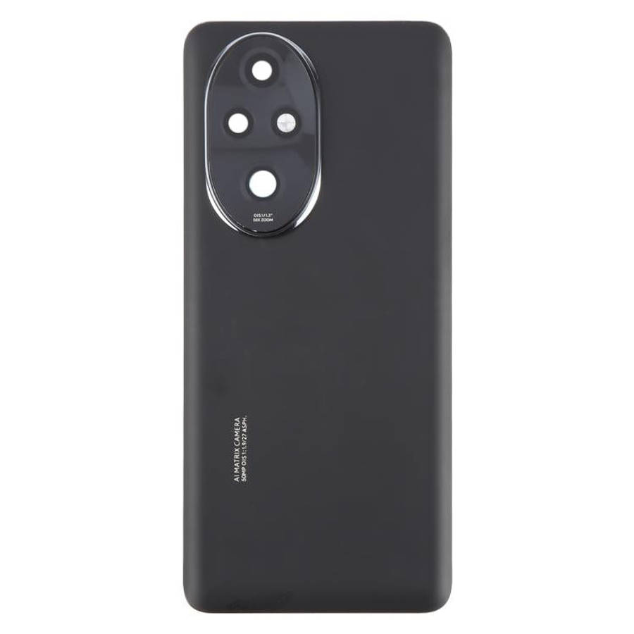 For Honor 200 Pro OEM Battery Back Cover with Camera Lens Frame(Black)