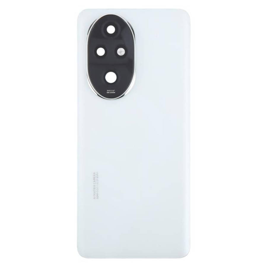 For Honor 200 Pro OEM Battery Back Cover with Camera Lens Frame(White)