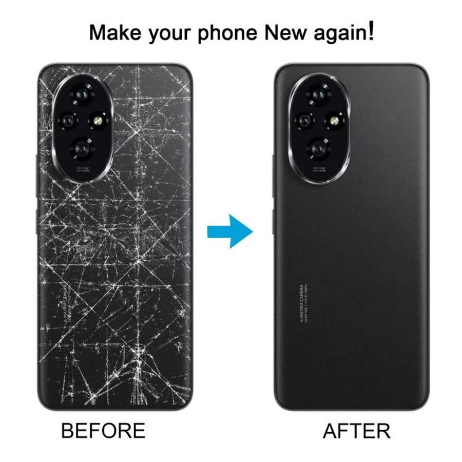 For Honor 200 Pro OEM Battery Back Cover with Camera Lens Frame(Black)