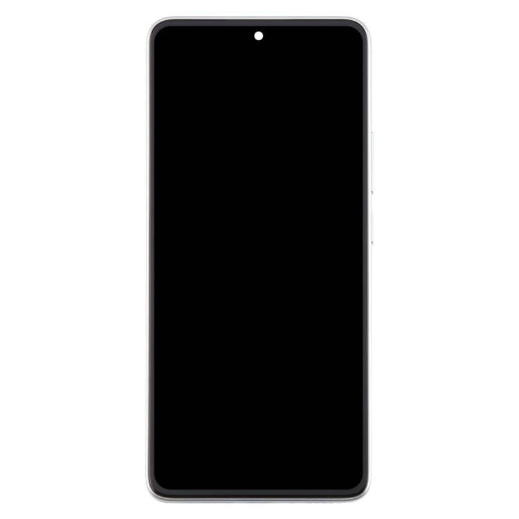 For Xiaomi Redmi Note 14 4G AMOLED Original LCD Screen Digitizer Full Assembly with Frame (Silver)