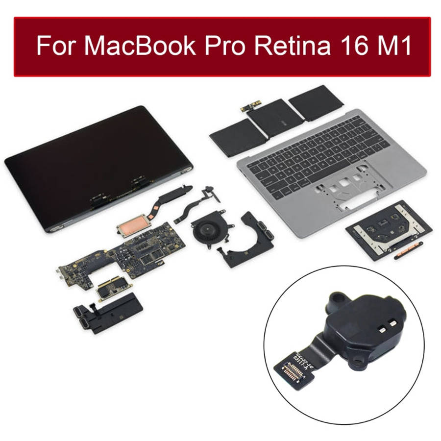 Earphone Jack Flex Cable 821-03117-A for MacBook Pro 16 inch M1 A2485 EMC3651 2021