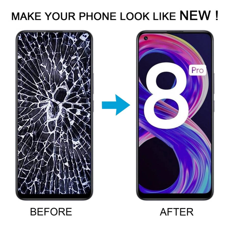 LCD Screen and Digitizer Full Assembly with Frame for OPPO Realme 8 Pro