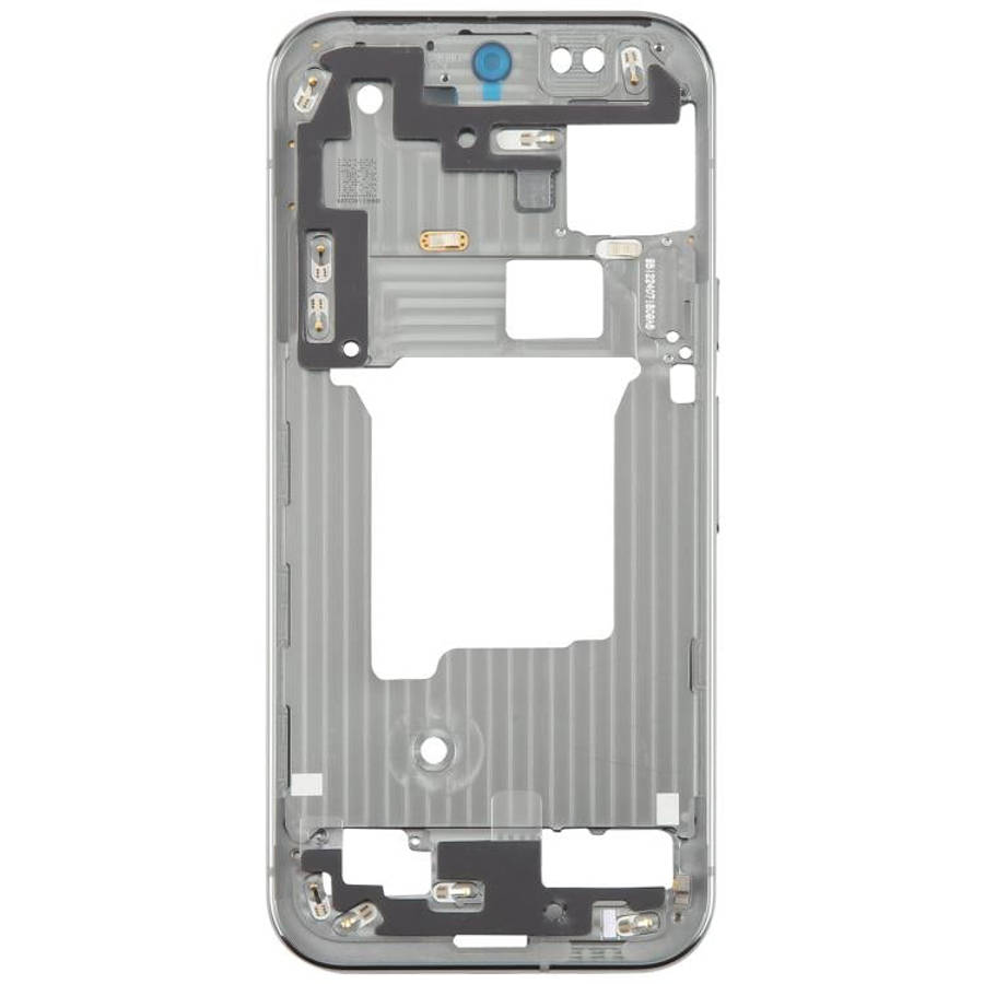 For Google Pixel 9 Pro Original Middle Frame Bezel Plate (Cyan)