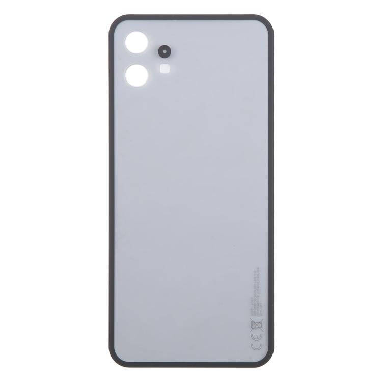 For Nothing Phone 1 A063 Glass Battery Back Cover(Transparent black)