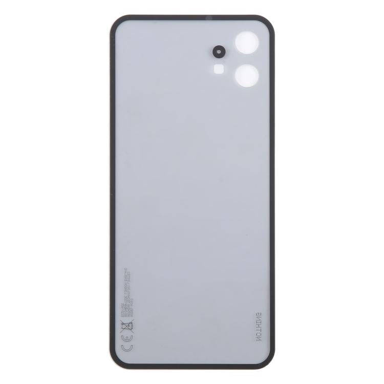 For Nothing Phone 1 A063 Glass Battery Back Cover(Transparent black)
