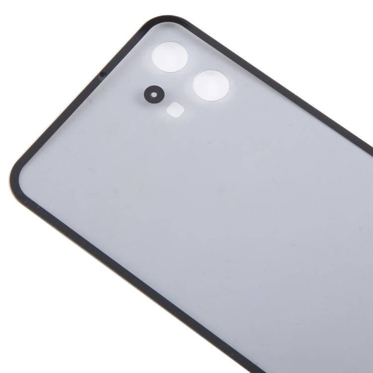 For Nothing Phone 1 A063 Glass Battery Back Cover(Transparent black)