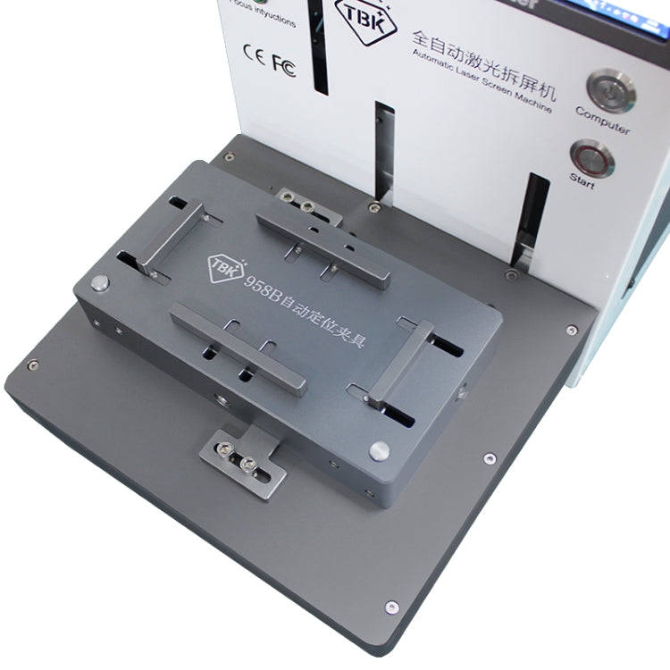 TBK-958A 220V Automatic Laser Cutting Machine Back Glass Remover Laser Separating Engraving Marki...