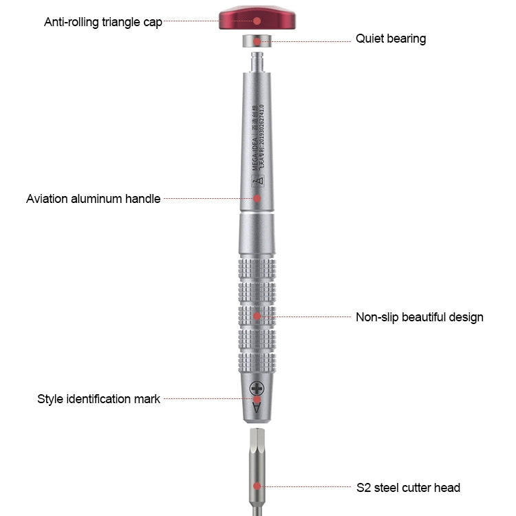 S2 Hollow Cross Tip Middle Bezel Phone Repair Precision Screwdriver