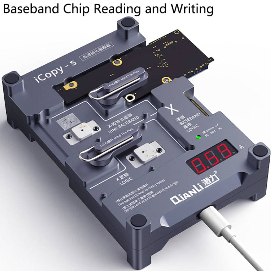 Qianli iCopy-S Double Sided Chip Test Stand 4 in1 Logic Baseband EEPROM Chip Non-removal For iPho...