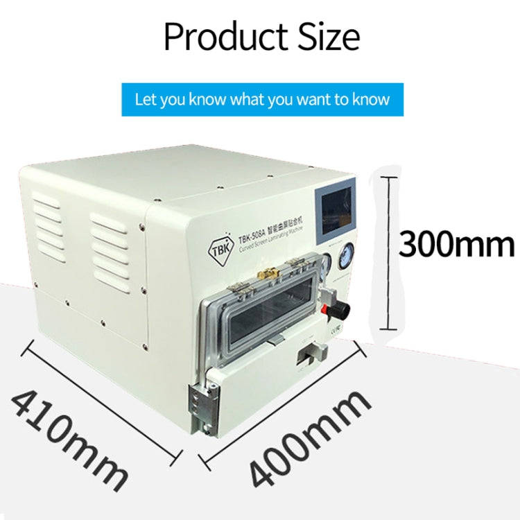 TBK TBK508A 14 inch Curved Screen LCD Screen Vacuum Separation OCA Laminating and Debubble Machin...