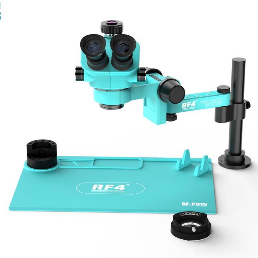RF4 RF7050PRO-FO19 360 Degree Adjustable Universal Telescopic Rotating Lifting Microscope with Si...