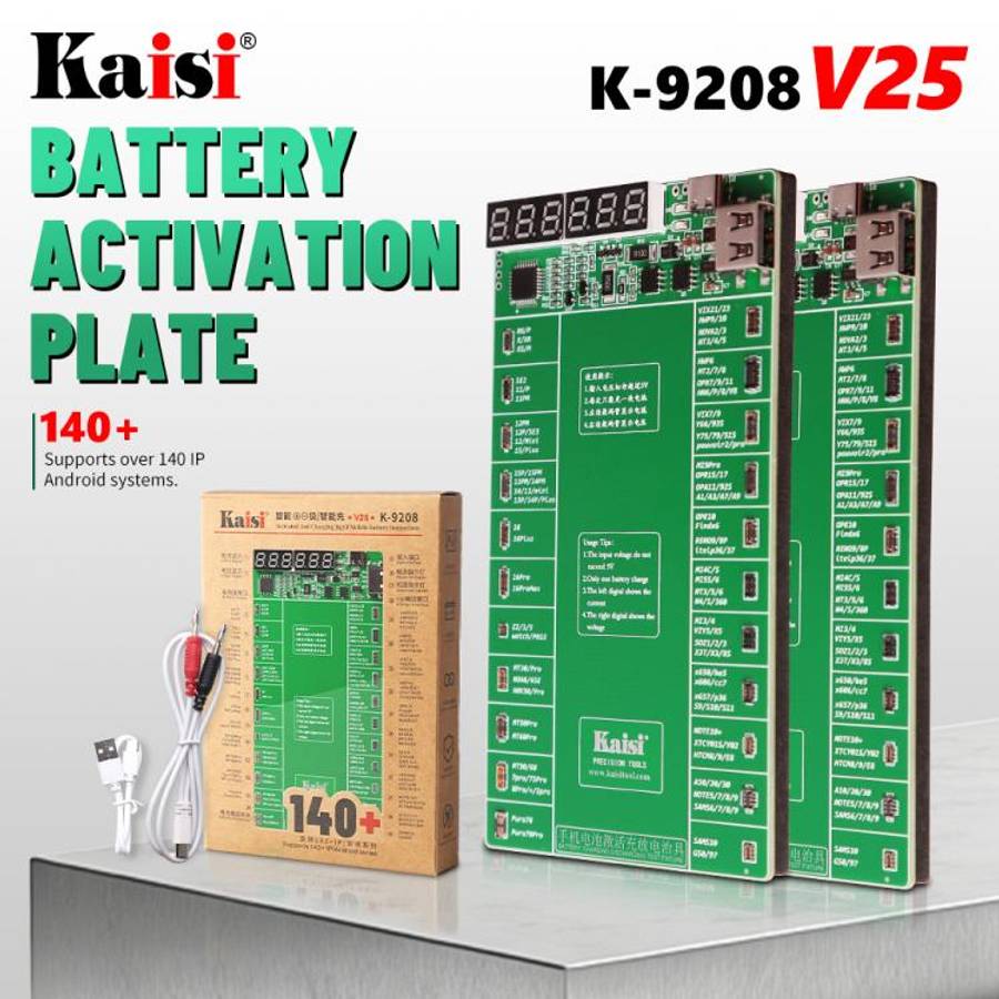 Kaisi K-9208 2025 Version Activated And Charging Jig Test Tools (Green)