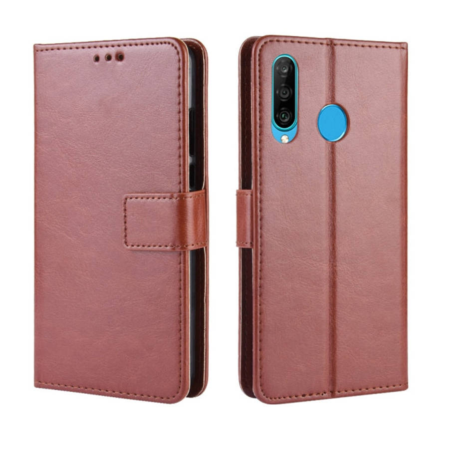 Retro Crazy Horse Texture Horizontal Flip Leather Case for Huawei Honor 10i / 20i , with Holder &...
