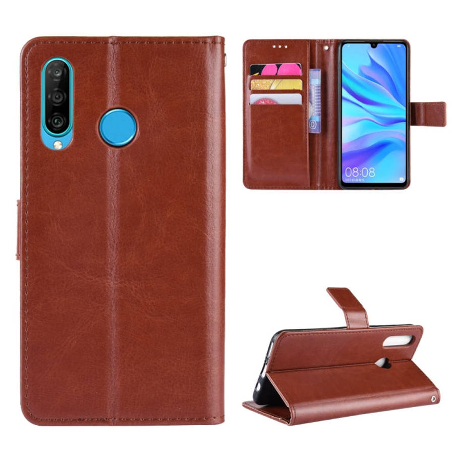 Retro Crazy Horse Texture Horizontal Flip Leather Case for Huawei Honor 10i / 20i , with Holder &...