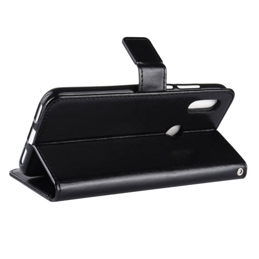 Retro Crazy Horse Texture Horizontal Flip Leather Case for Huawei Y6 (2019), with Holder & Card S...