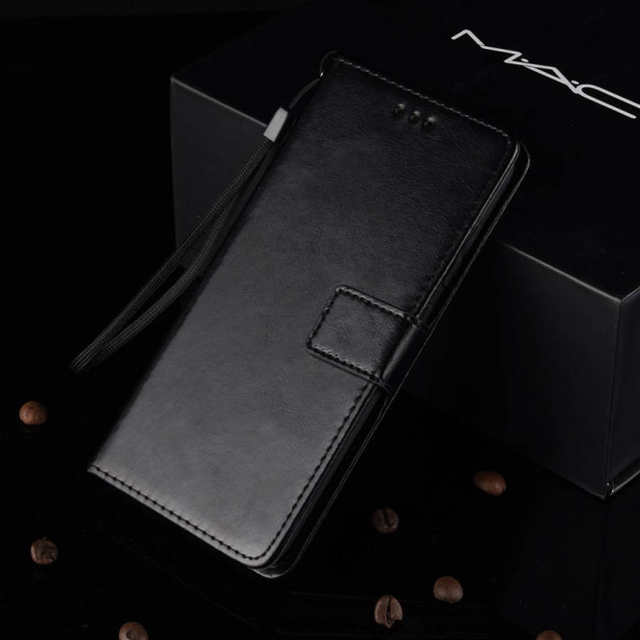 Retro Crazy Horse Texture Horizontal Flip Leather Case for Huawei Y6 (2019), with Holder & Card S...
