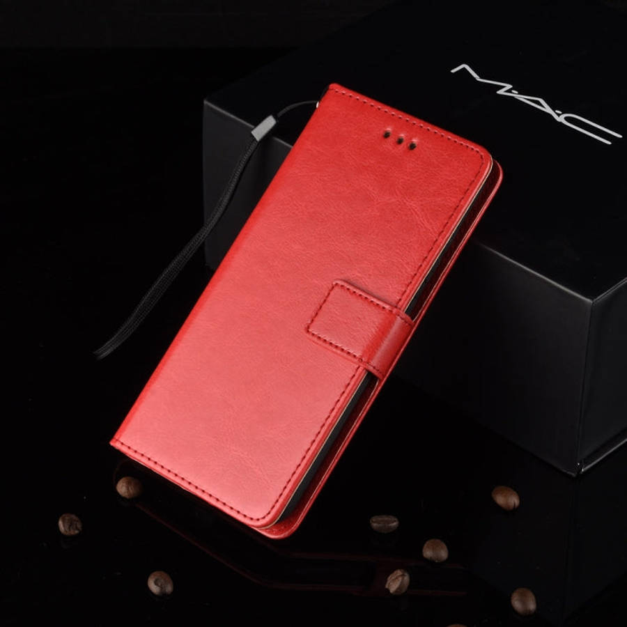 Retro Crazy Horse Texture Horizontal Flip Leather Case for Huawei Y6 (2019), with Holder & Card S...